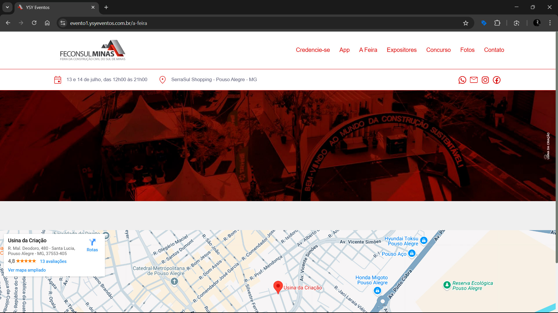 Tela do site 1